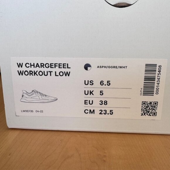 Lululemon Chargefeel Low Women’s Workout Shoe Asphalt/Graphite Grey/White - Picture 5 of 8